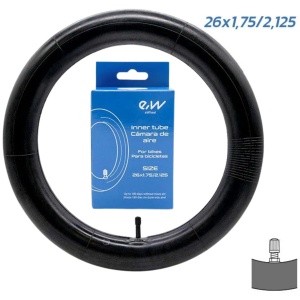 Cameră 26x1.75/2.125 VR cu valvă dreaptă (Auto), pentru biciclete, eWheel - Img 2
