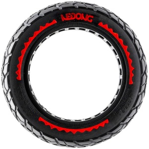 Cauciuc plin 60/70-6.5 off-road pentru trotinete electrice Siver 10 Plus, Xiaomi Elite, Xiaomi 5 Pro, Xiaomi 5, Juicease ESMAX, Nedong, Negru/Roșu - Img 3