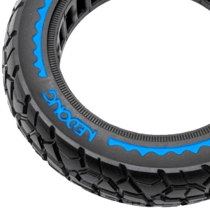 Cauciuc plin 60/70-6.5 off-road pentru trotinete electrice Siver 10 Plus, Aprilia ESR1, Motus Scooty 10, Cecotec Bongo Serie S+ MAX Infinity, Juicease ESMAX, Nedong, Negru/Albastru - Img 5