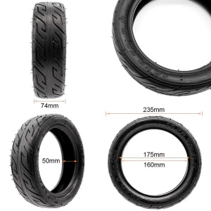 Cauciuc tubeless 10x2.70-6.5 pentru trotinete electrice UrbanGlide E-Cross/E-Cross Pro/E-Cross Max 2x2, SmartGyro SpeedWay, VMAX VX2, Chaoyang - Img 2
