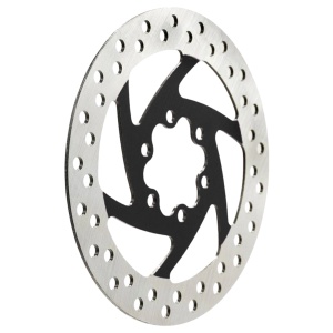 Disc frână 140 mm cu 6 prinderi pentru trotinete electrice Kukirin G2 Max, Kukirin G3/G3 Pro, Kukirin G4, Kugoo M4/M4 Pro, eWheel, Negru + 6 șuruburi - Img 4