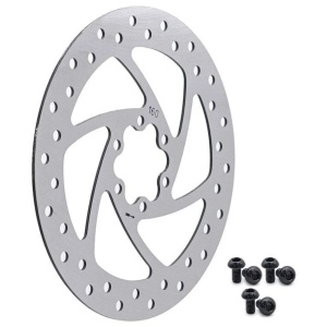 Disc frână 160 mm cu 6 prinderi pentru trotinete electrice Halo Knight T107 Pro, Halo Knight T107 Max, Halo Knight T108 Pro, Kukirin G2 (2025), Kukirin G2 (2026), Kukirin G4, Kukirin G4 Max, Argintiu - Img 4