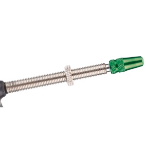 Set 5 capace valve Presta pentru biciclete, Greluma, Verde - Img 3