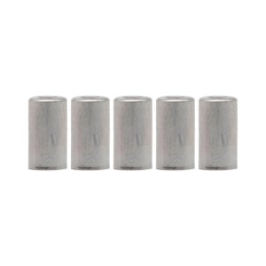 Set 5 x capete cămășă cablu frână, eWheel, Argintiu