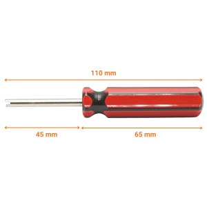 Șurubelniță ventil pentru montarea și demontarea ventilului valvelor, 110 mm - Img 2
