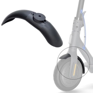 Aripă față pentru trotinete electrice Xiaomi Mi M365, Xiaomi Mi Essential, Xiaomi Mi Pro, Xiaomi Mi Pro 2, Xiaomi Mi 3 + Șurub cu piuliță pentru prindere, eWheel, Negru - Img 3