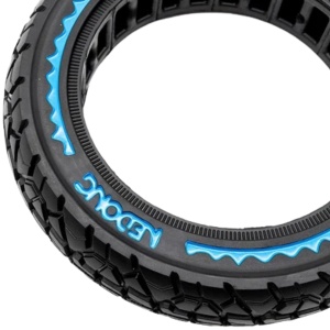 Cauciuc plin 10x2.125-6.5 off-road pentru trotinete electrice Ninebot D18E/D28E/D38E/F20/F25/F30/F40, Xiaomi Mi 4/Mi 4 Lite 2nd/Mi 4 Ultra, Navee N20/N40, Nedong, Negru/Albastru - Img 5