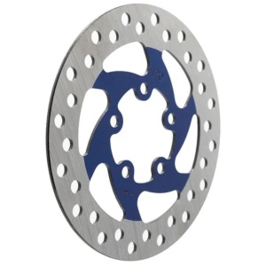 Disc frână 120 mm cu 5 prinderi pentru trotinete electrice Xiaomi Mi Pro, Xiaomi Mi Pro 2, Joyor GS5, Joyor GS9 + 5 șuruburi, eWheel, Albastru - Img 4