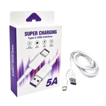 Cablu de date 5A USB - Type C 2 metrii