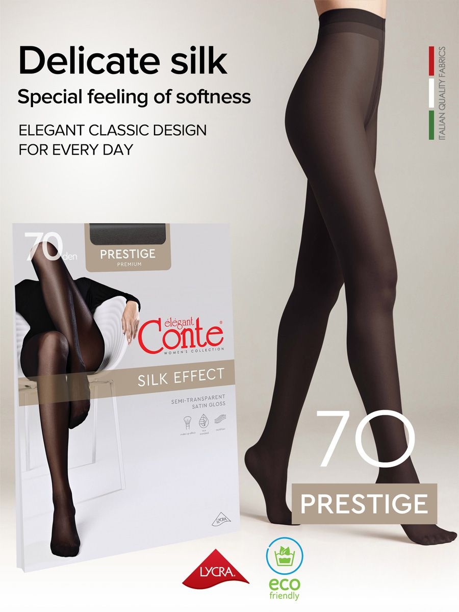 Ciorapi Eleganți cu Multifibră Prestige 70 Den (Ambalaj nou) Descriere