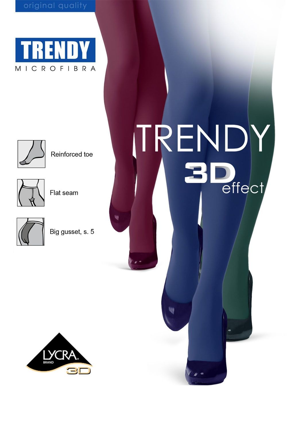 Ciorapi grosi din microfibra si 3D Lycra Trendy 150 Den