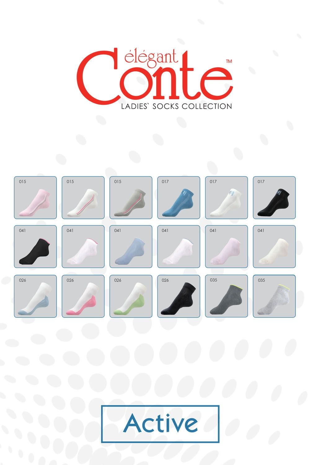 Colecția de sosete Active, Conte Elegant