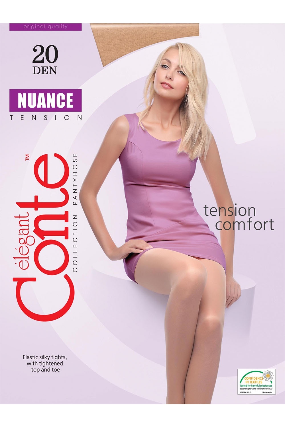 Dresuri Damă Clasice Fine și Elastice Nuance 20 Den Conte Elegant