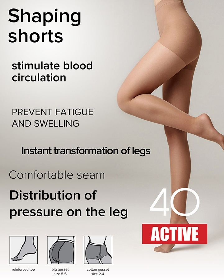Ciorapi Compresivi si Modelatori Active 40 Conte Elegant