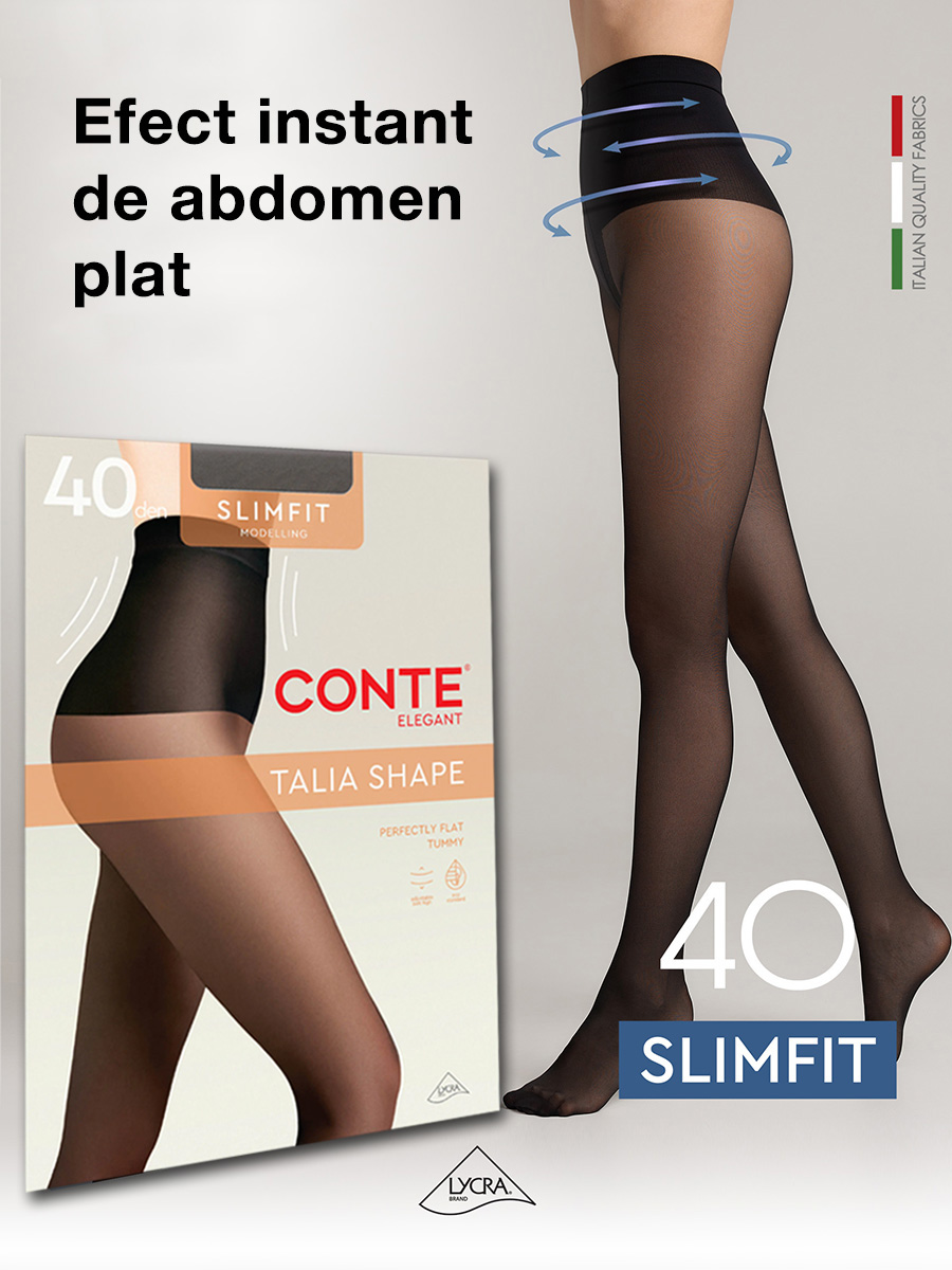 Efect instant de abdomen plat Conte Slimfit 40 Den