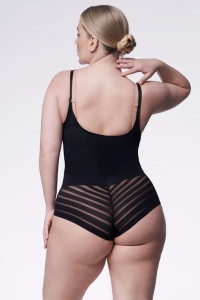 Body damă modelator cu plasă, Julimex 119 Mesh - Img 6