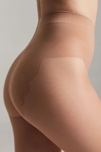 Ciorap cu chilot dantelat Fleur 20 Den Natural lateral