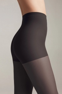 Ciorap modelator cu efect de masaj, Elegante Support 20 Den Nero lateral