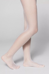 Ciorapi poliamidă pentru copii, cu model fishnet, Reti Fantasy - Img 4