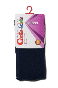 Ciorapi subțiri din bumbac cu model zig-zag, Conte Kids Class 192 - Img 6