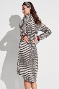Rochie plajă din bumbac în carouri, Gisela 2/40008 - Img 3
