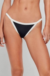 Slip bikini bicolor, cu margini contrastante, Gisela 2/30185 - Img 2