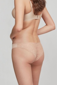 Slip clasic cu dantelă, din microfibra, laser cut, Gisela Micro-Lace 1/0227 - Img 4