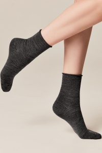 Șosete călduroase cu lână și fără elastic, Conte Elegant Comfort 000 - Img 2
