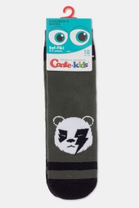 Șosete copii flaușate cu model "Bear Error", Conte Kids Sof-Tiki 597 - Img 9