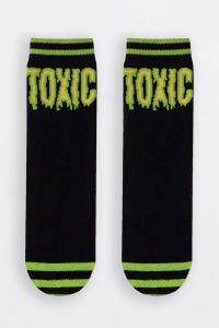 Șosete copii flaușate cu model "Toxic", Conte Kids Sof-Tiki 595