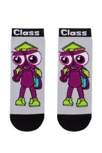 Șosete copii haioase din bumbac, Conte Kids Glazastiki 615 - Img 4