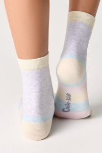 Șosete copii haioase din bumbac cu model nor pufos, Tip-Top 424 - Img 5
