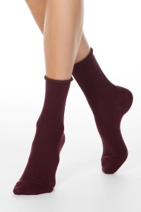 Șosete damă din bumbac fără elastic, Conte Elegant Comfort 000 - Img 20