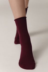 Șosete damă din bumbac fără elastic, Conte Elegant Comfort 000 - Img 34