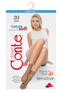 Șosete Scurte 1/2 Damă Lycra, Tension Soft 20 Den - Img 5