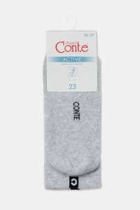 Șosete scurte cu talpa flaușată, Conte Elegant Active 571 - Img 6