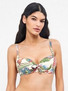 Sutien baie cu burete, imprimeu tropical, Gisela 2/30382