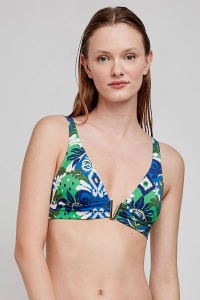 Sutien baie triunghiular, fără arcuri cu imprimeu tribal, Gisela 2/30230 - Img 2