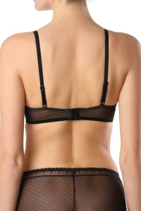 Sutien bandeau din dantelă, cu cupe moi pe rame, Conte Elegant Tandem TB6113 - Img 4