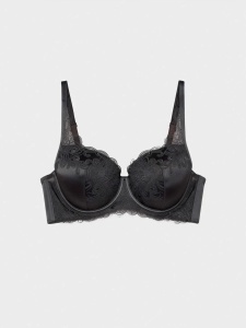 Sutien bralette dantelat, cu acoperire completă și arcuri, Gisela 2/10166 nero produs