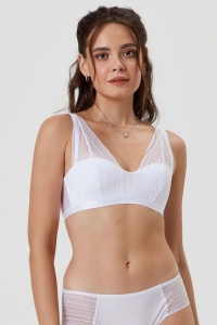Sutien bralette dantelat, cu burete și fără arcuri, Conte Elegant Vintage RB7115 - Img 2