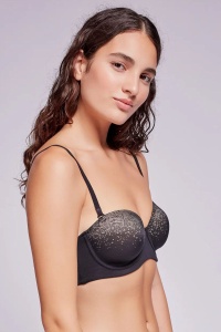 Sutien cu cupe detașabile și arcuri, material jacquard, Gisela 1/0357 (box) - Img 3
