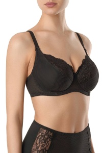 Sutien dantelat, cu arcuri și cupe moi, material jacquard, Conte Elegant Etude RB6082 - Img 2