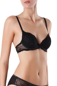 Sutien dantelat, cu arcuri și push-up, Conte Elegant Romantique RB2031 - Img 2