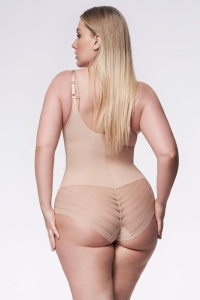 Body damă modelator cu plasă, Julimex 119 Mesh - Img 3
