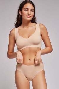 Chilot basic cu talie medie din bumbac organic EKO, Gisela 1/0224 - Img 2