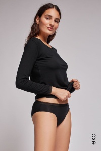 Chilot basic din modal cu talie medie, Gisela 1/0208 - Img 2