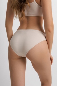 Chiloți bikini, din bumbac premium, Conte Comfort LB 5571 Natural spate