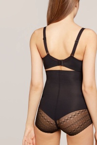 Chiloți modelatori cu talie foarte înaltă – efect abdomen plat, Gisela 1/0440 (cutie) - Negru - Img 3