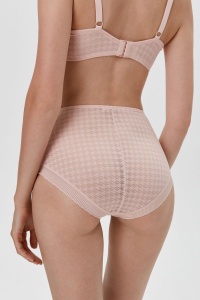 Chiloți slip damă cu Model Pied-de-Poule, cu talie înaltă, Conte Body Couture RP2093 - Img 3
